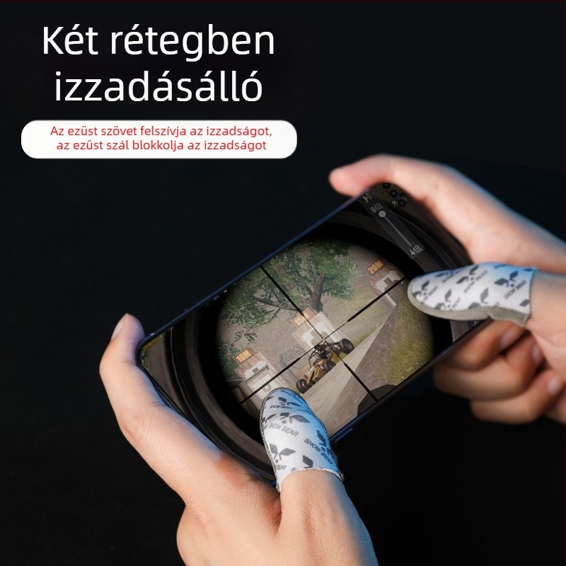 Gamer ujjvédő, ultrafin, izzadás elleni, csúszásmentes, PUBG Esportokhoz