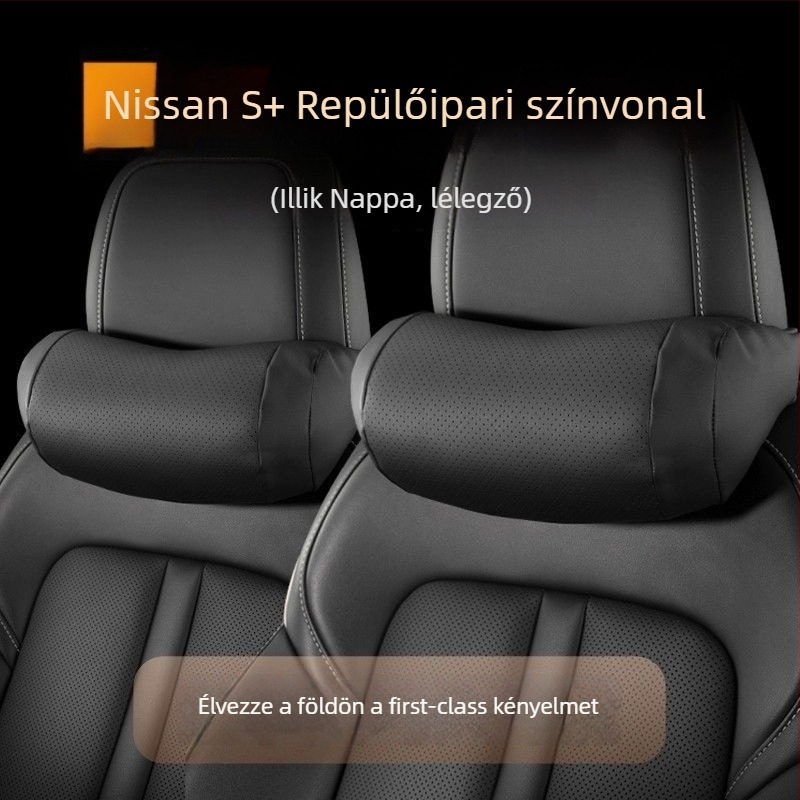 Autó nyak párna – kompatibil Nissan Sylphy, Qashqai, Teana, Tiida és X-Trail modellekhez; nyári használat, rajzfilmszerű stílus, testreszabható