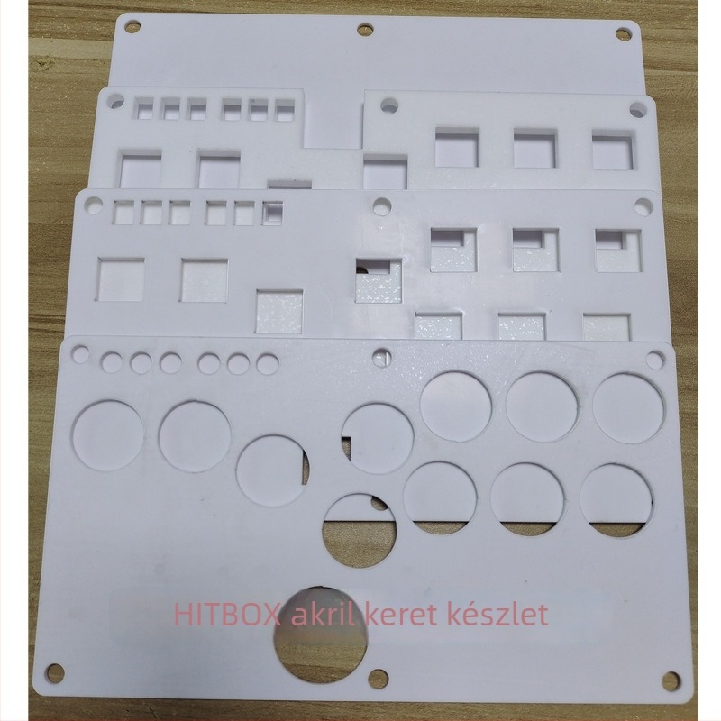 HITBOX harci billentyűzet USB arcade joystick — akril, nagy pontosság, kompatibilis Switch, PC, Android és PS4