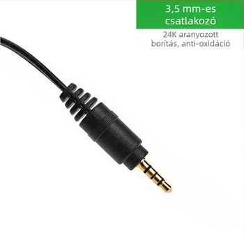 3,5 mm-es audio-kábel Lotus 3RCA-hoz digitális eszközökhöz