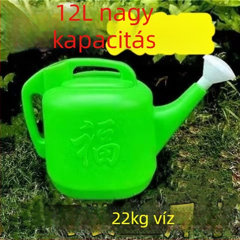 Növények öntöző kanna – nagy kapacitású, vastagított műanyagból, Termékkód: C70736d, Anyag: Egyéb, Importált: Nem