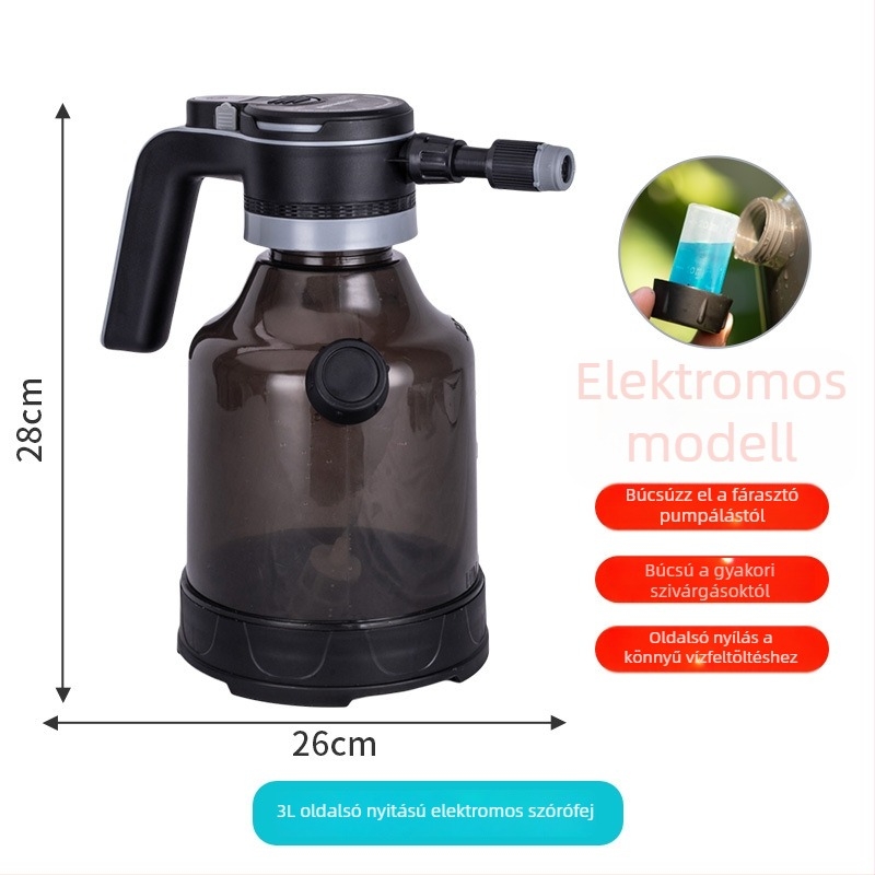 Rip Elektromos öntöző kanna 3L oldalsó nyitással (Műanyag, 3L, Elektromos)