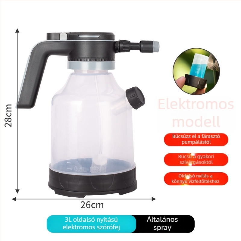 Rip Elektromos öntöző kanna 3L oldalsó nyitással (Műanyag, 3L, Elektromos)