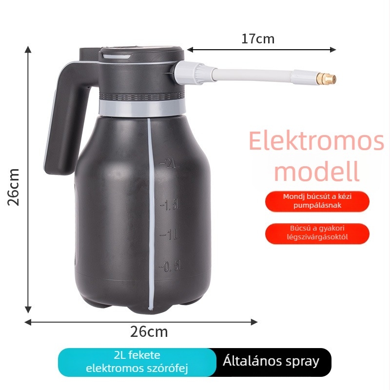 Rip Elektromos öntöző kanna 3L oldalsó nyitással (Műanyag, 3L, Elektromos)