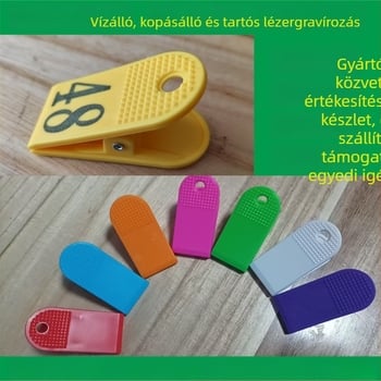 Éttermi rendelés száma klipsz, ABS anyag, termékkód JD00008, Márka: Nincs, Modell: Egyéb