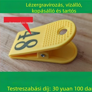 Éttermi rendelés száma klipsz, ABS anyag, termékkód JD00008, Márka: Nincs, Modell: Egyéb