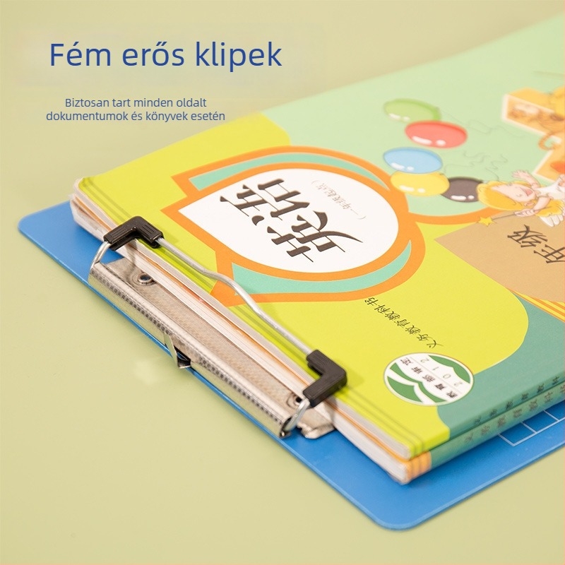 Műanyag író tábla erős csiptetővel és lemezklippel; csipesz mérete 315×215 mm / 225×150 mm; lemez vastagsága 150 mm; alkalmas papírméret 315×215 mm / 225×150 mm.