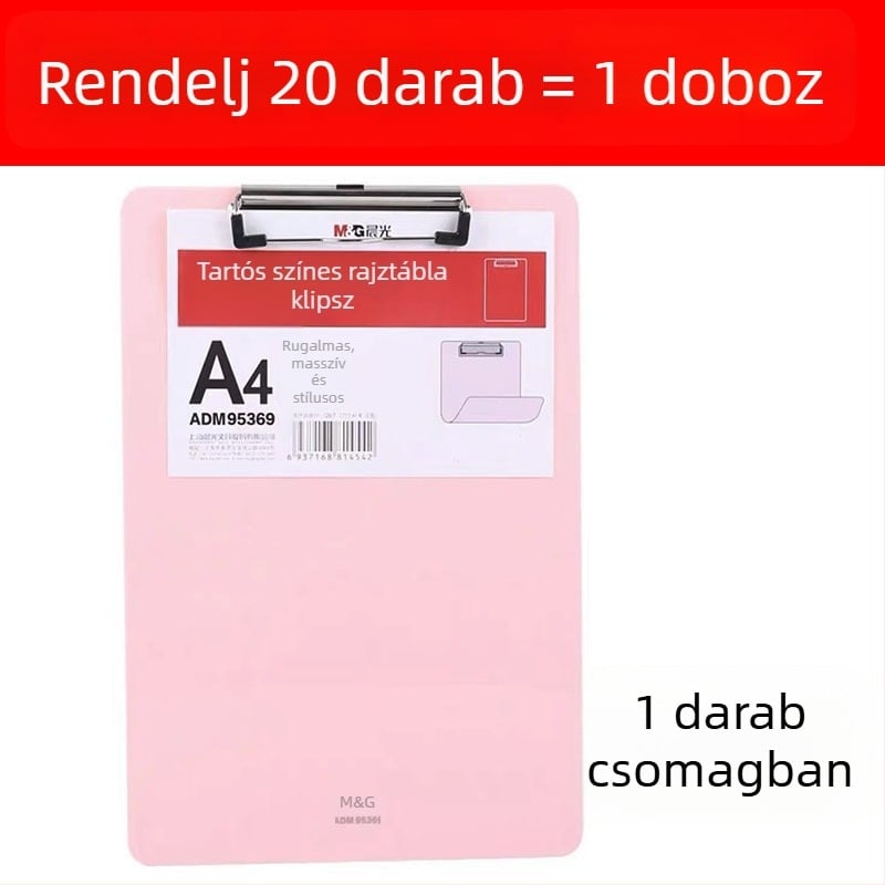 A4/A5 Tábla csipesz - fa textúra felület, Anyag: papír, Modell Adm929h7/Adm929h8, Márka M&G Morning Light