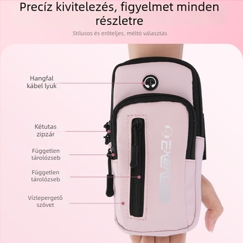 Vanlain karra illeszkedő telefon-táska sportoláshoz és kerékpározáshoz, lélegző PU anyag, poliészter-pamut bélés