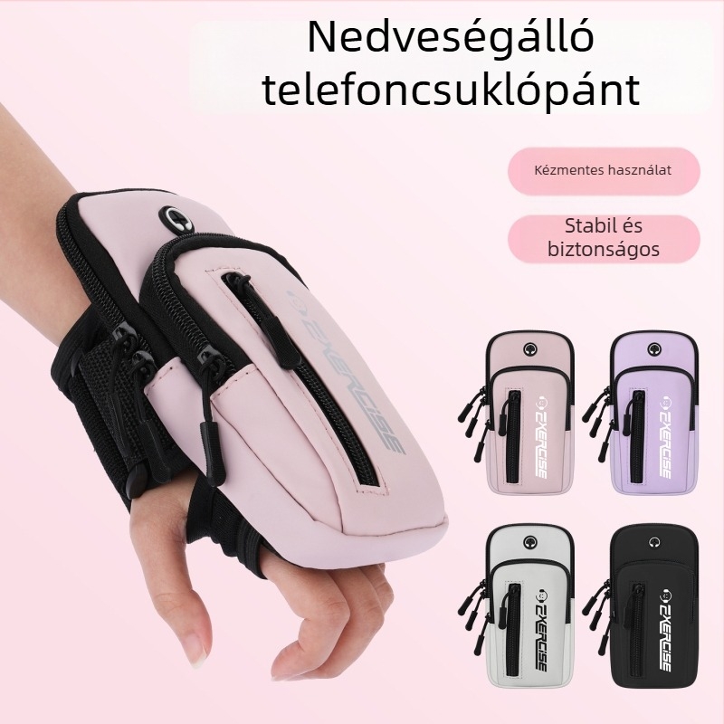 Vanlain karra illeszkedő telefon-táska sportoláshoz és kerékpározáshoz, lélegző PU anyag, poliészter-pamut bélés