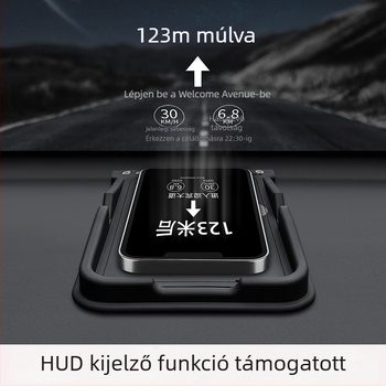 Autótelefon-tartó gravitációs rögzítéssel – univerzális, műszerfal-kompatibilis, nem újratölthető, Bosivpwssy