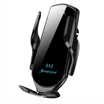 Autós telefontartó 15W-os vezeték nélküli töltéssel, automatikus érzékelésű navigációs támogatással, légcsatornához illeszthető, Snap-On szerelés