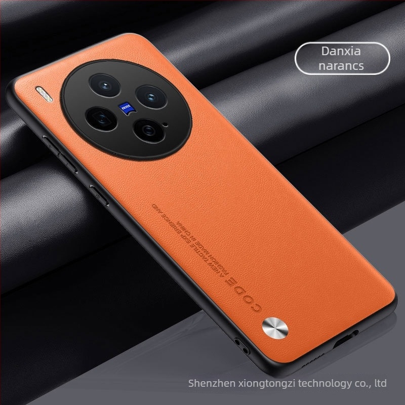 Vivo X300S/X200/X100Pro/X90S/S50/X80 védőtok – matt felület, PU bőr, leesés elleni védelem
