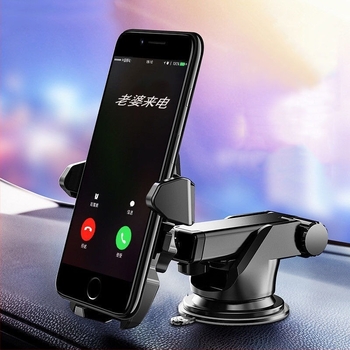 Autótelefon-tartó szívófejjel és rögzítés a szellőzőnyílásba, gravitációs rögzítés, újratölthető navigációs állvány a műszerfalra