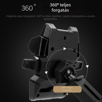 Autótelefon-tartó szívófejjel és rögzítés a szellőzőnyílásba, gravitációs rögzítés, újratölthető navigációs állvány a műszerfalra