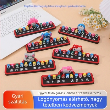 Autó parkolási jel, PVC anyagból, Great Victory márka, logó nélkül
