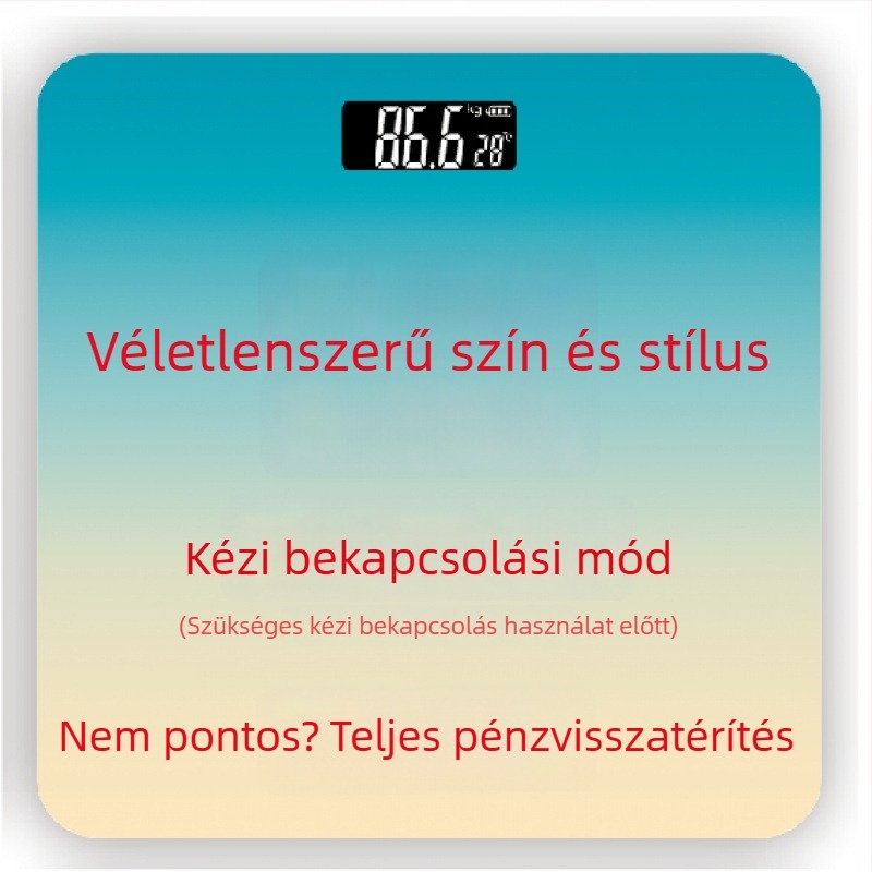 Bluetooth–os testzsírmérő, alkalmazással, Type-C töltéssel, otthoni használatra