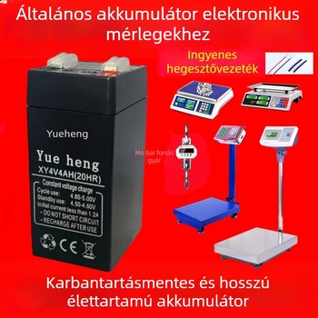 MOBAI 80-as modellű elektronikus mérleg összecsukható platformmal és 4V 4Ah akkumulátorral