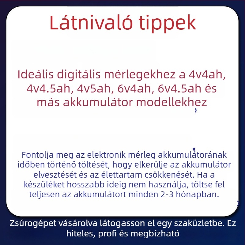 MOBAI 80-as modellű elektronikus mérleg összecsukható platformmal és 4V 4Ah akkumulátorral
