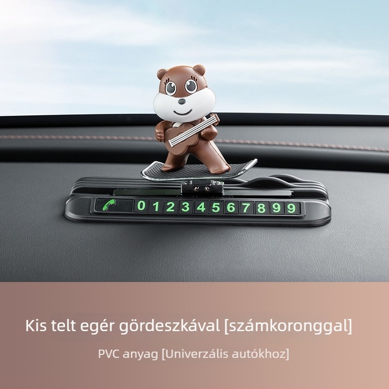 Autó parkolási jelzés – Testre szabható PVC panel, nyomtatott logóval, Modell Parking sign, Bass márka