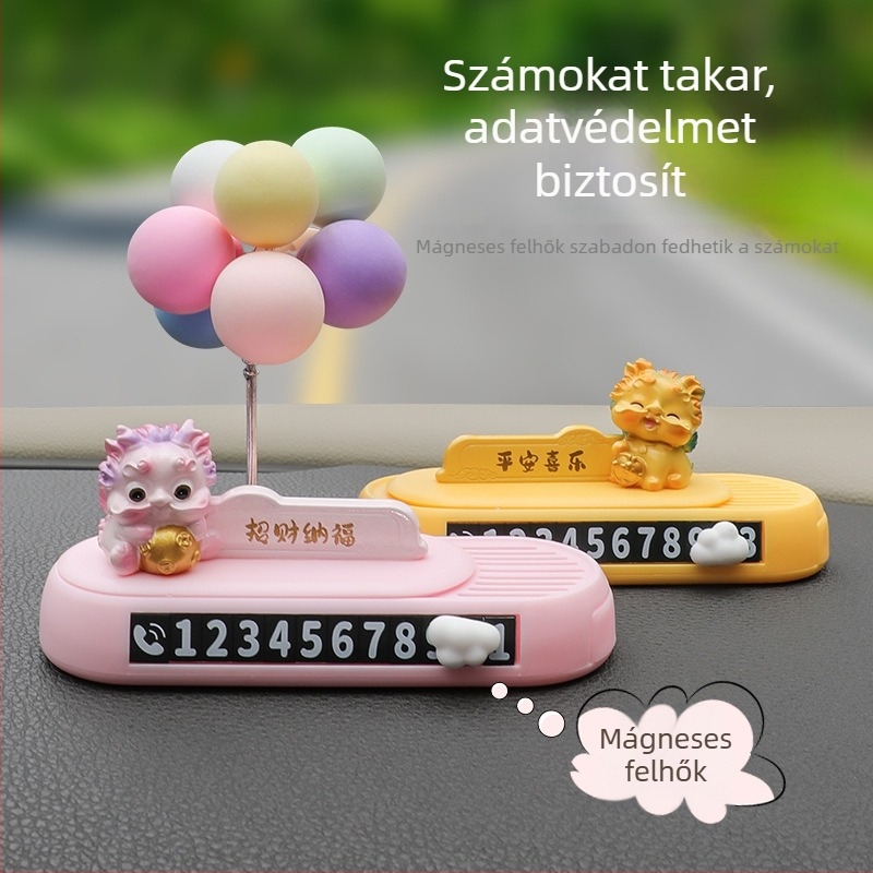 Autó rendszámtábla rajzfilm motívummal, univerzális modell, műanyag, logó nélküli, Quanyue