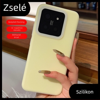 Zselés folyékony szilikon tok Xiaomi 17 Pro és Xiaomi 14 Ultra készülékekhez, bőrbarát érzet, teljes védelem