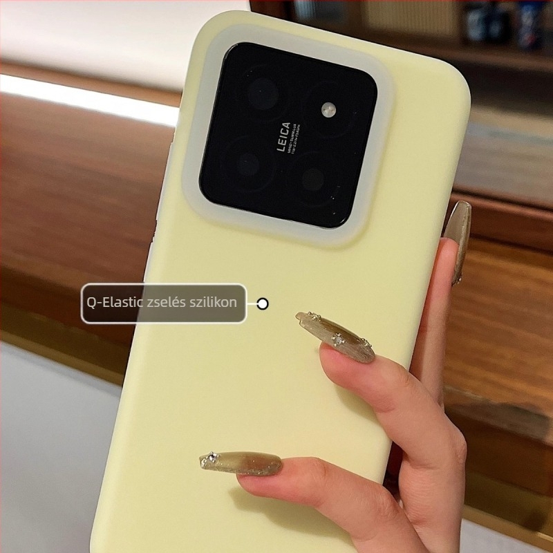 Zselés folyékony szilikon tok Xiaomi 17 Pro és Xiaomi 14 Ultra készülékekhez, bőrbarát érzet, teljes védelem