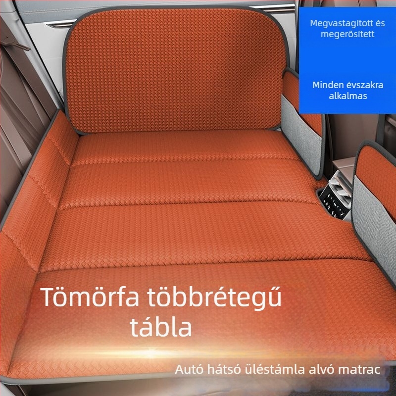 Vastagított hátsó ülés alvó alátét autóhoz, összecsukható matrac hosszú útokra