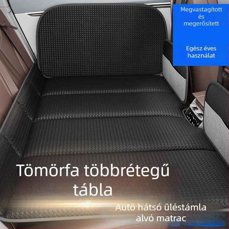 Vastagított hátsó ülés alvó alátét autóhoz, összecsukható matrac hosszú útokra