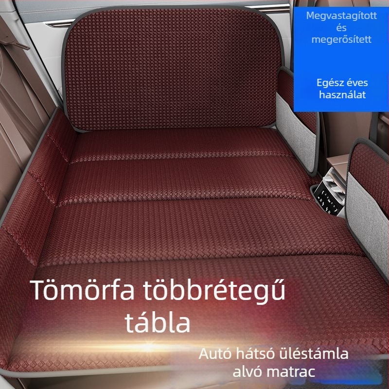 Vastagított hátsó ülés alvó alátét autóhoz, összecsukható matrac hosszú útokra