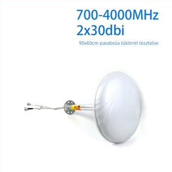 SignalPlus parabolikus antenna feeder 4G/5G LTE, különböző nyereségek, különböző frekvenciasávok, 50 Ω impedancia