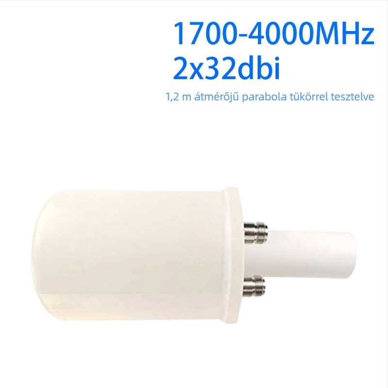 SignalPlus parabolikus antenna feeder 4G/5G LTE, különböző nyereségek, különböző frekvenciasávok, 50 Ω impedancia