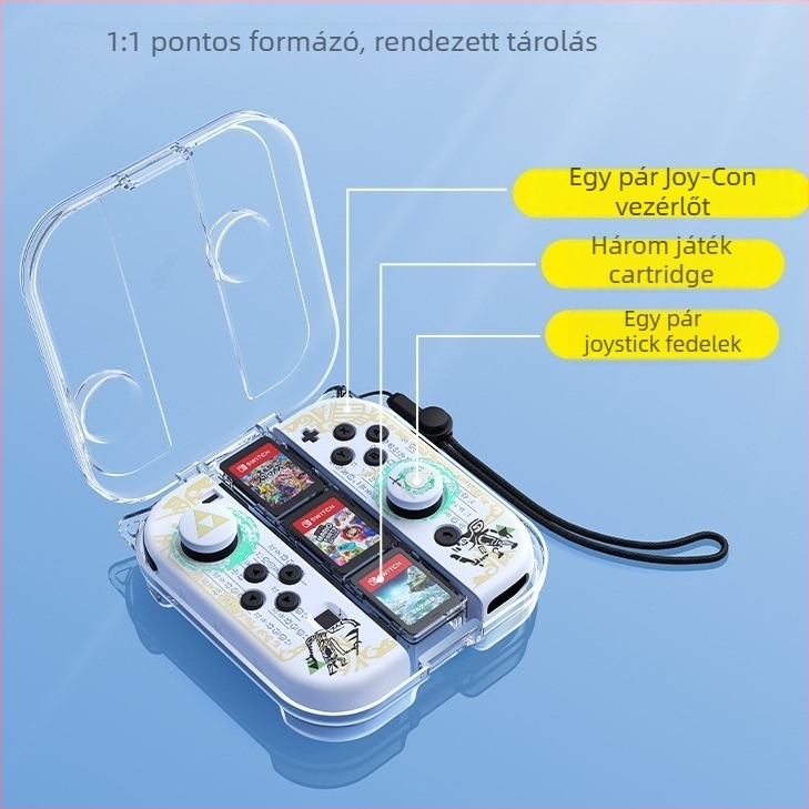 Joy-Con védőtok Nintendo Switchhez — PC anyag, injekciós öntésű ház, 75 g, kompatibilis Joy-Connal
