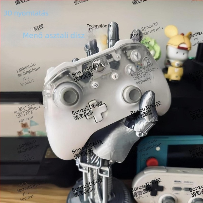 PS45 cyberpunk állvány integrált kontroller-tartóval, műanyag
