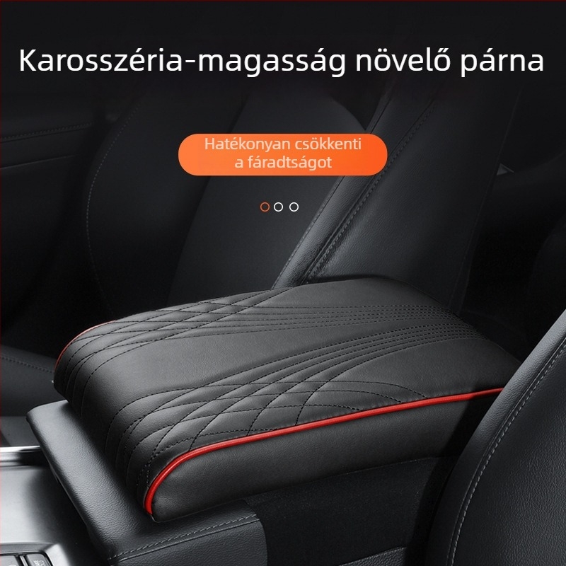 Autó karfa párna univerzális középkonzolhoz, bőr, Evans márka, Guangdong eredet