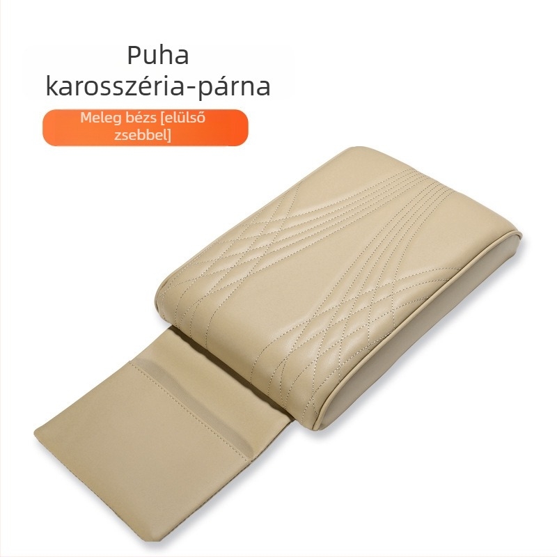 Autó karfa párna univerzális középkonzolhoz, bőr, Evans márka, Guangdong eredet