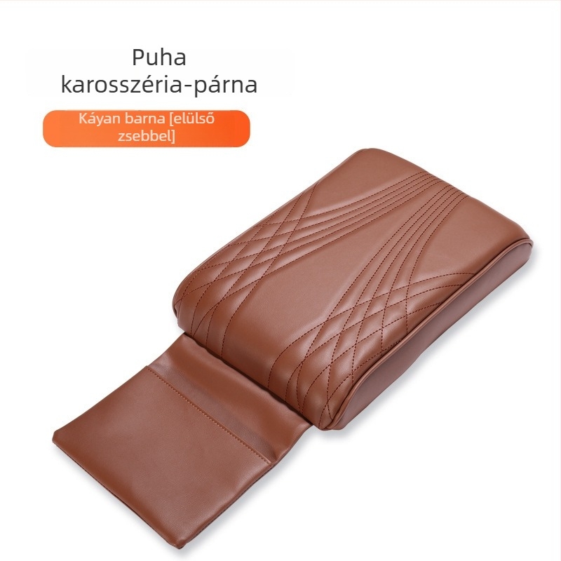 Autó karfa párna univerzális középkonzolhoz, bőr, Evans márka, Guangdong eredet