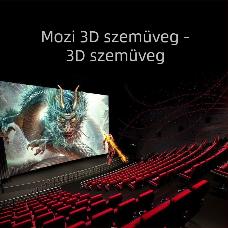Mozi 3D szemüveg IMAX polarizált, felnőtteknek és gyerekeknek, polarizált 3D szemüveg myopia esetén