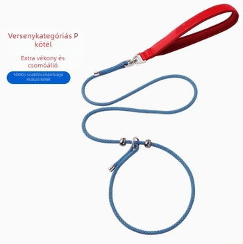 Kibővíthető kutyapóráz robbanásbiztos csomóval — vontatóöv edzéshez és sétákhoz