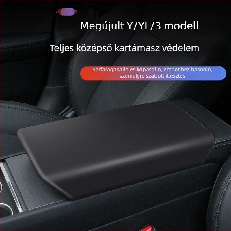 Gumiból készült kartámaszfedél Tesla Model Y és Model 3 számára – védő burkolat