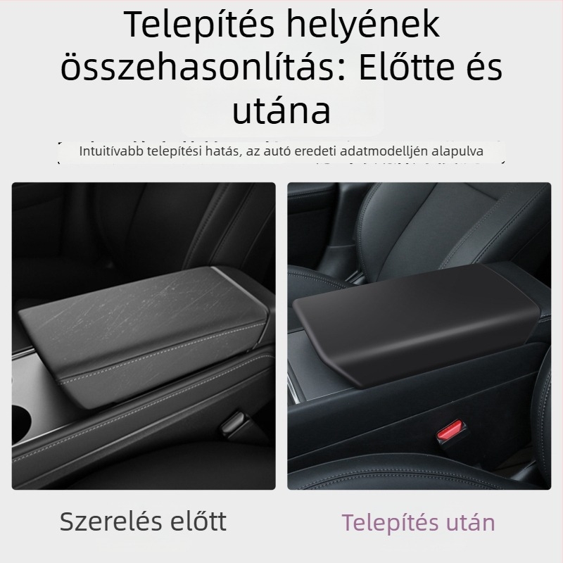 Gumiból készült kartámaszfedél Tesla Model Y és Model 3 számára – védő burkolat
