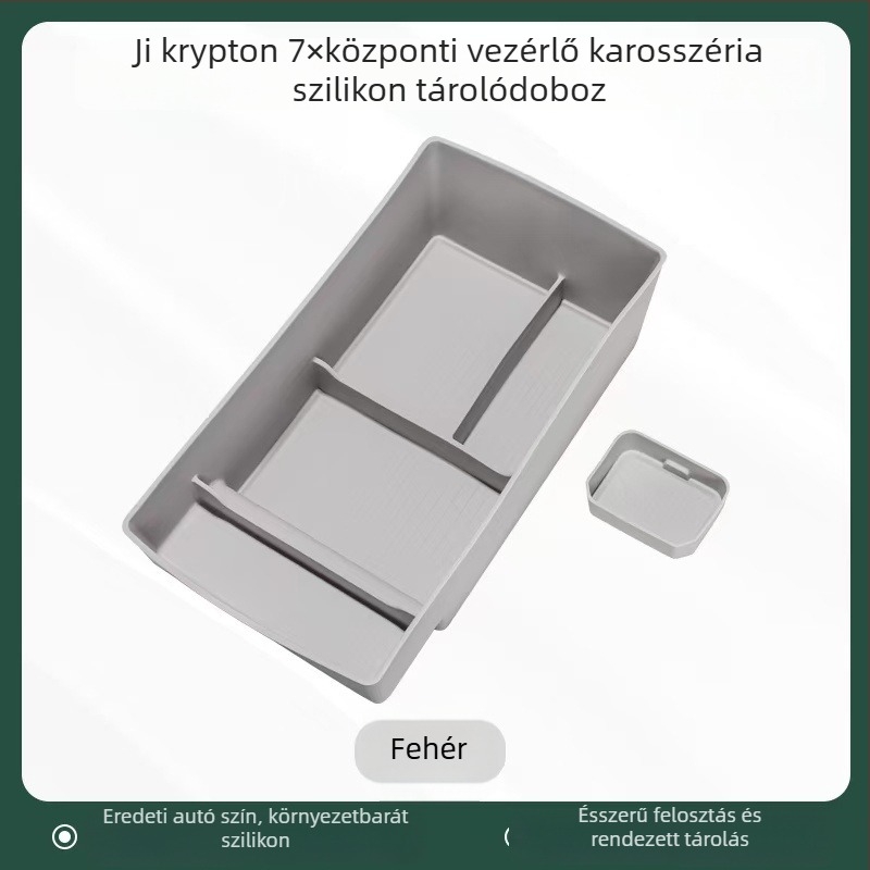 Szilikon pohártartó a középkonzolhoz vezeték nélküli töltővel – Modell Accumulate 7x – Márka Easy to be beautiful