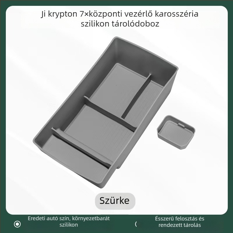 Szilikon pohártartó a középkonzolhoz vezeték nélküli töltővel – Modell Accumulate 7x – Márka Easy to be beautiful