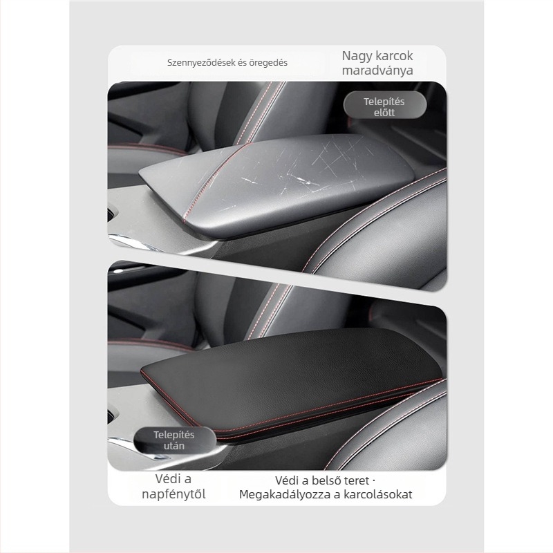 Changan X5 Special Plus Bőr Kartámasz Védőburkolat – Központi Kartámasz Párna, Practical science, Kompatibil Modell 1