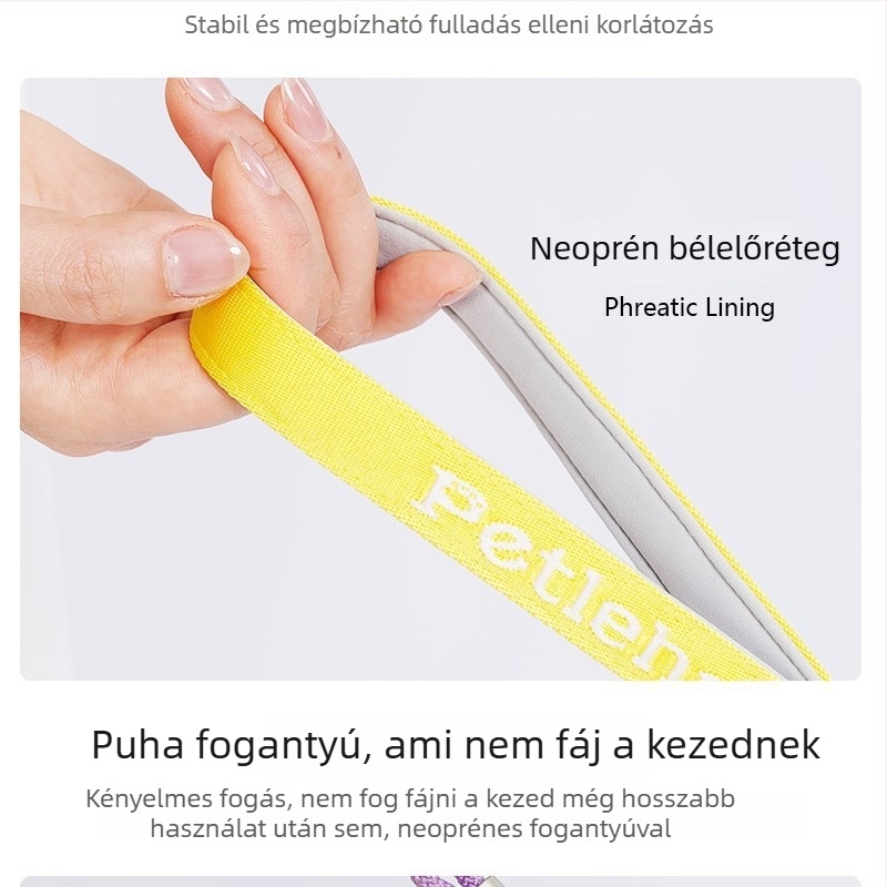Integrált kutya póráz és nyakörv, poliészter, nem visszahúzható, nagy- és kiskutyáknak megfelelő, modell L9