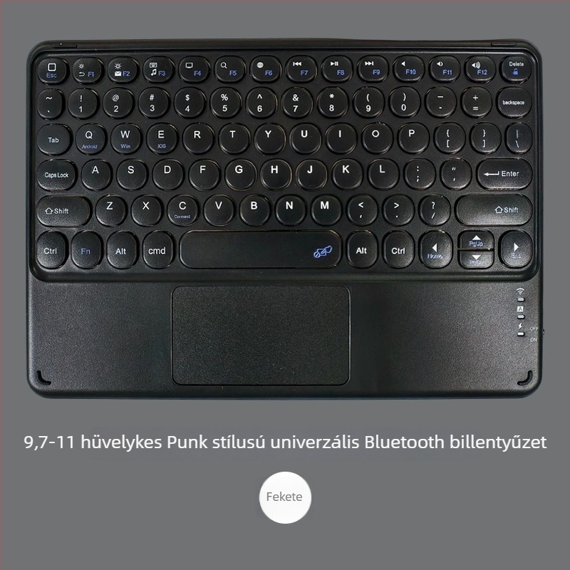 Bluetooth táblagép billentyűzet 9,7–11 hüvelyk, hangtalan, vezeték nélküli, ergonómikus