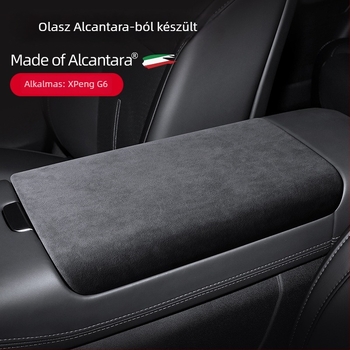 SNBLO Xiaopeng G6 kartámasz fedél, Alcantara velúr, középső kartámasz párna