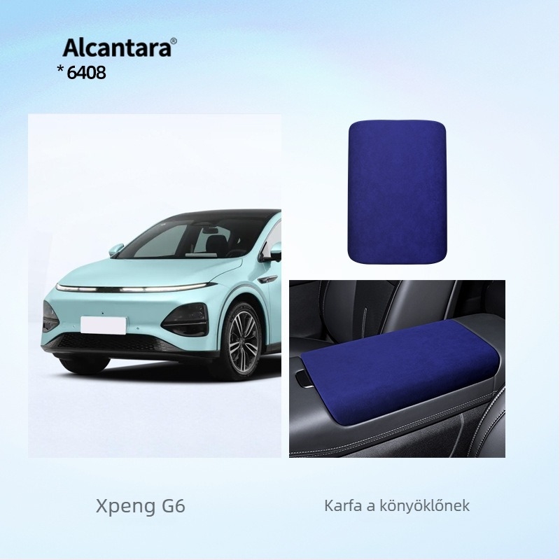SNBLO Xiaopeng G6 kartámasz fedél, Alcantara velúr, középső kartámasz párna