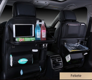 Bőr autóhátsó ülés szervező - vízálló, karcolásálló, függő kivitel, logóval testreszabható