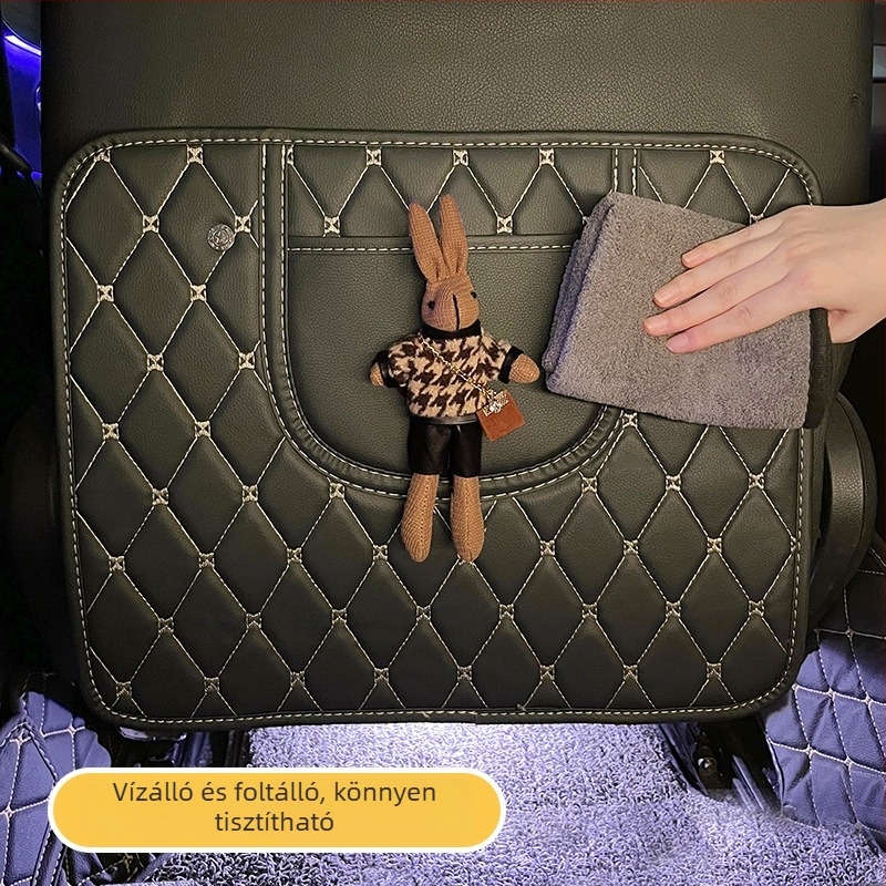 GRENGR autó hátsó üléshátvéd gyerekeknek, PU felület, töltet: Egyéb, márka GRENGR, mind a négy évszakra, kód G1029